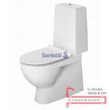 Toilet Durastyle nordic rimless hvid