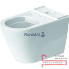 Toilet D-Neo 650mm hvid rimless