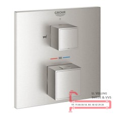 Termostat GRT Cube indbyg t/kar st?l