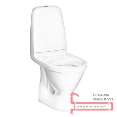 Toilet Pacific skjult-P l?s 2/4l hvid
